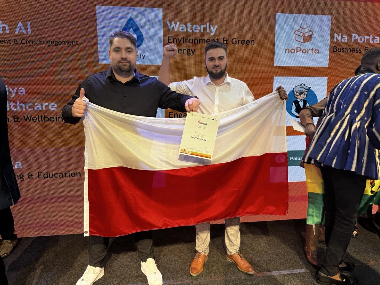 Waterly z tytułem Global Champion 2025. Polski startup doceniony na konkursie w Indiach