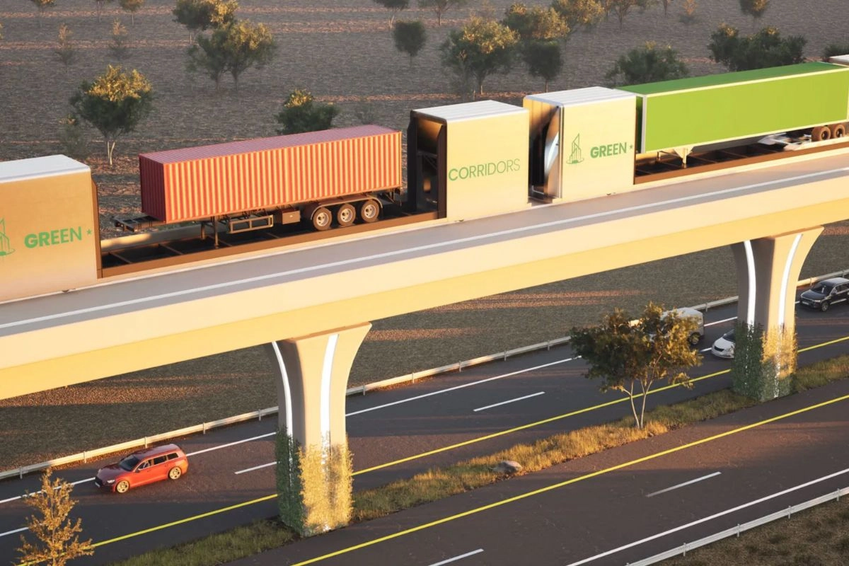 Koniec zatorów na granicach? Ten startup buduje 265-km autostradę dla towarów... w powietrzu
