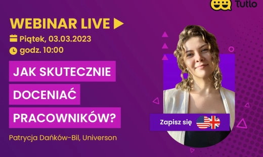 Weź udział w webinarze Tutlo i dowiedz się, dlaczego warto doceniać pracowników!