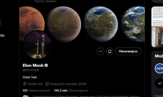 Elon Musk przejmuje Twittera i zapowiada: To dla dobra ludzkości