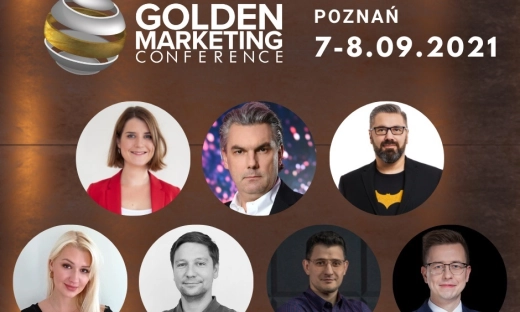 Janina Bąk, Paweł Tkaczyk, Aleksander Poniewierski i TikTok na Golden Marketing Conference