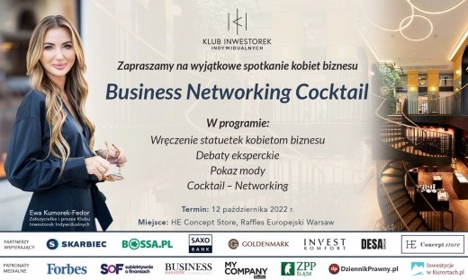 Business Networking Cocktail Klubu Inwestorek Indywidualnych