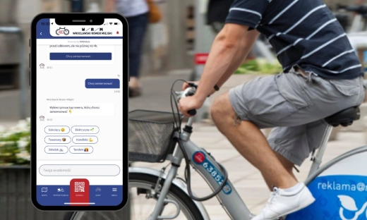 Chatbot pomoże wypożyczyć rower. "Automatyzacja części procesów jest kluczowa"