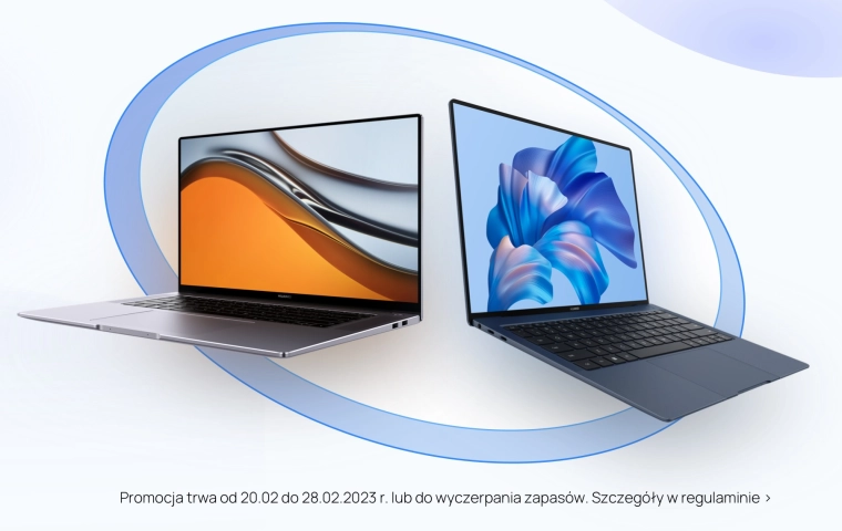 Tydzień Laptopów Huawei - niższe ceny, gratisy i kupony rabatowe o wartości 500 zł lub nawet 1000 zł