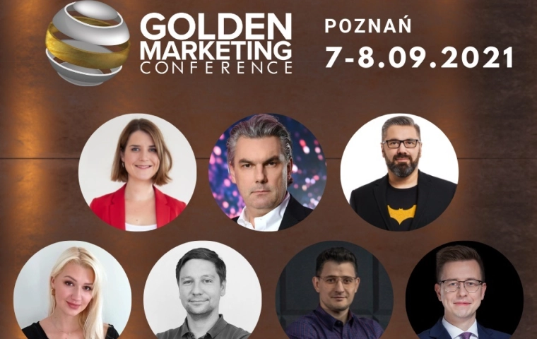 Janina Bąk, Paweł Tkaczyk, Aleksander Poniewierski i TikTok na Golden Marketing Conference