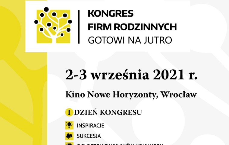 Zbliża się coroczny Kongres Firm Rodzinnych we Wrocławiu