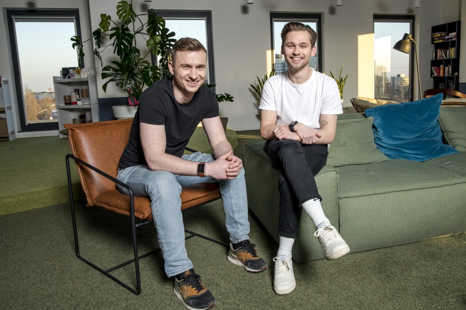 Mateusz Wikło i Kacper Raszkiewicz
