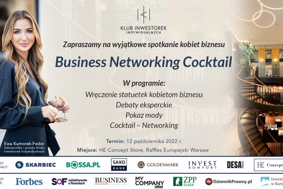Business Networking Cocktail Klubu Inwestorek Indywidualnych