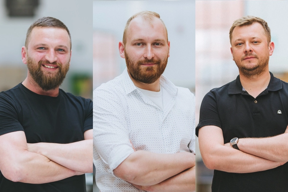 Filip Bloch, Maciej Stopierzyński oraz Michał Szeksztełło, fot. materiały prasowe