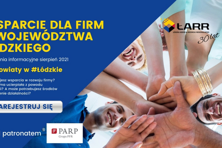 Wsparcie dla firm z województwa łódzkiego