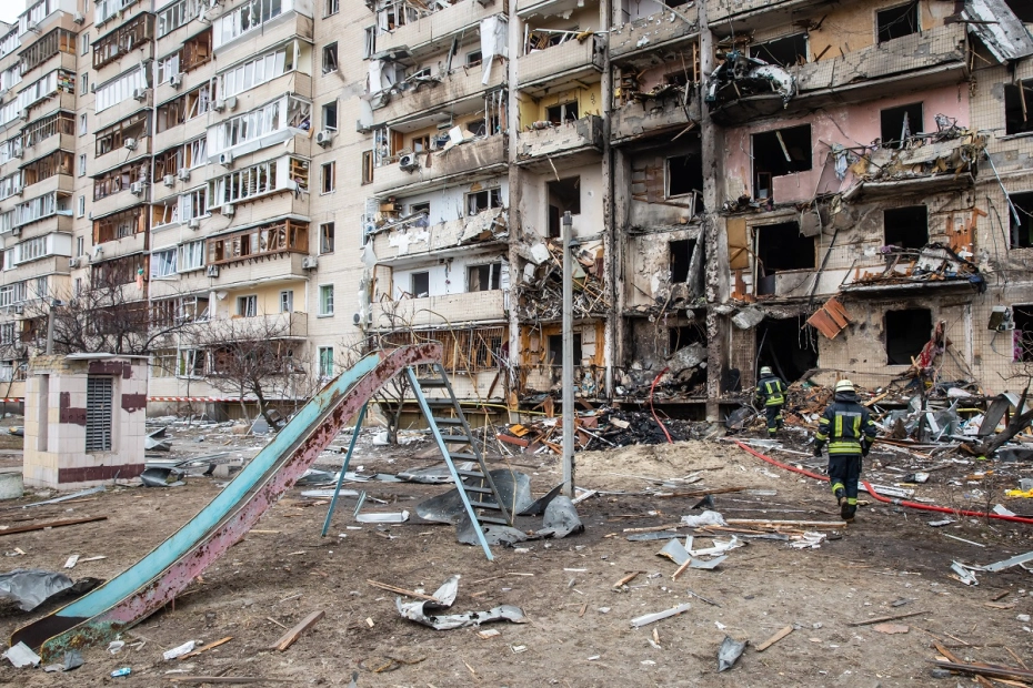 Zniszczenia wojenne Ukraina