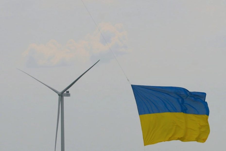 Farma wiatrowa na Ukrainie
