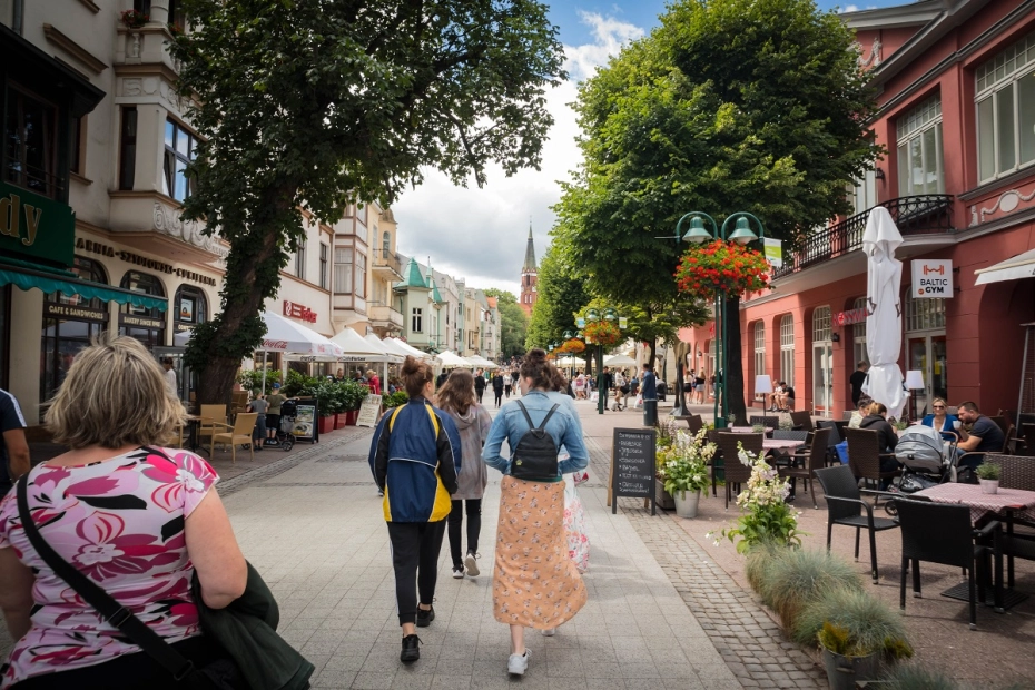 Monciak, najbardziej popularna ulica w Sopocie