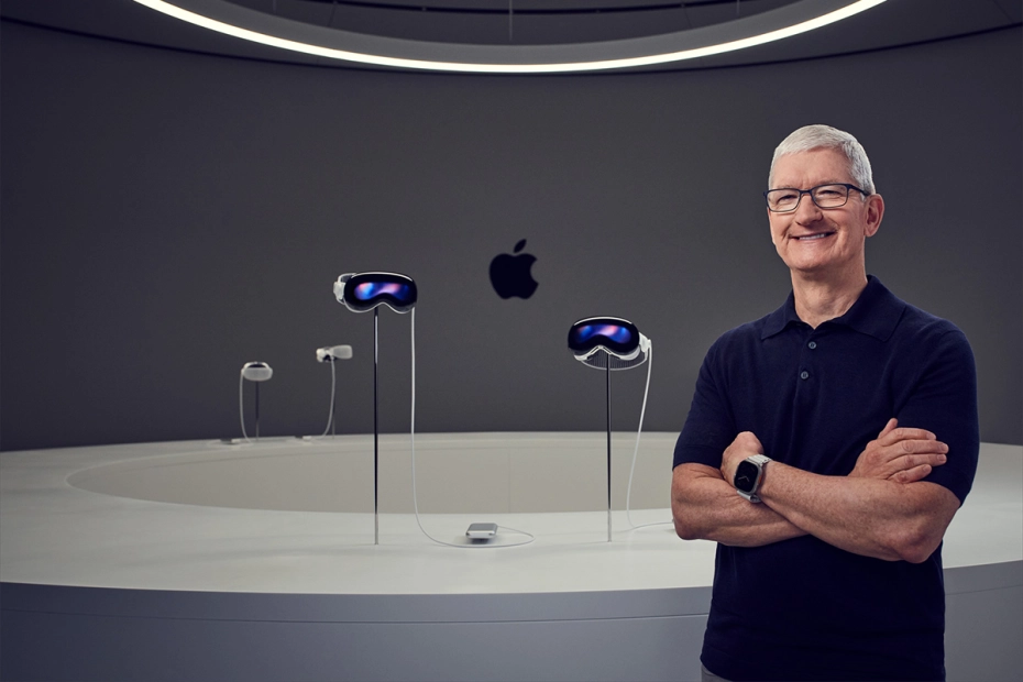 Tim Cook i Apple Vision Pro