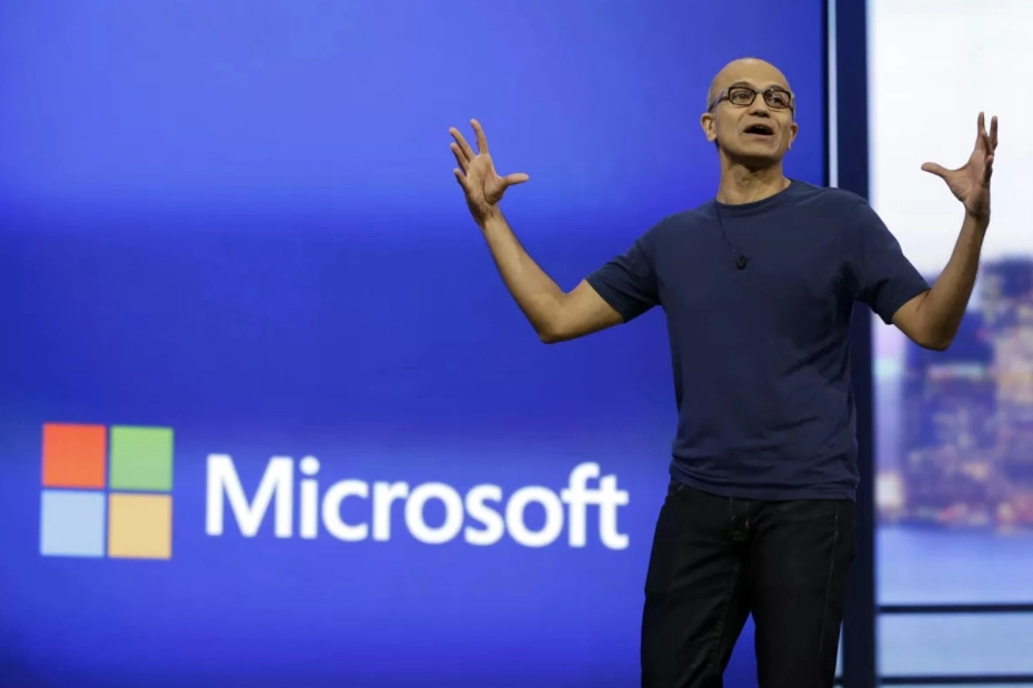 Satya Nadella, CEO Microsoftu / Fot. Eric Risberg,