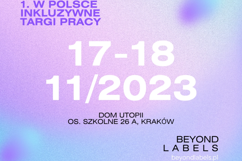 W Krakowie odbędą się pierwsze w Polsce inkluzywne targi pracy. Główni adresaci? Osoby transpłciowe.