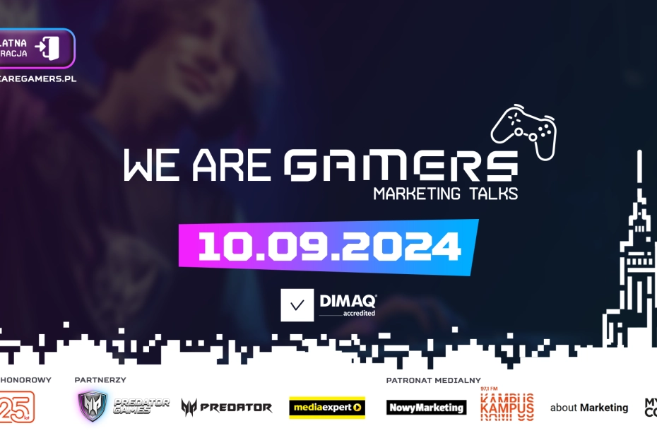 Konferencja WE ARE GAMERS - gaming marketing w pigułce