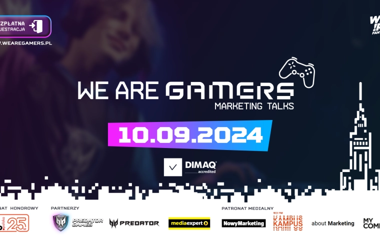 Konferencja WE ARE GAMERS - gaming marketing w pigułce