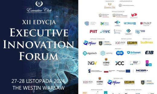 Razem dla innowacyjnej gospodarki: Dołącz do Executive Innovation Forum 2024!