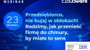 Przedsiębiorco, nie bujaj w obłokach! Radzimy, jak przenieść firmę do chmury, by miało to sens [WEBINAR]