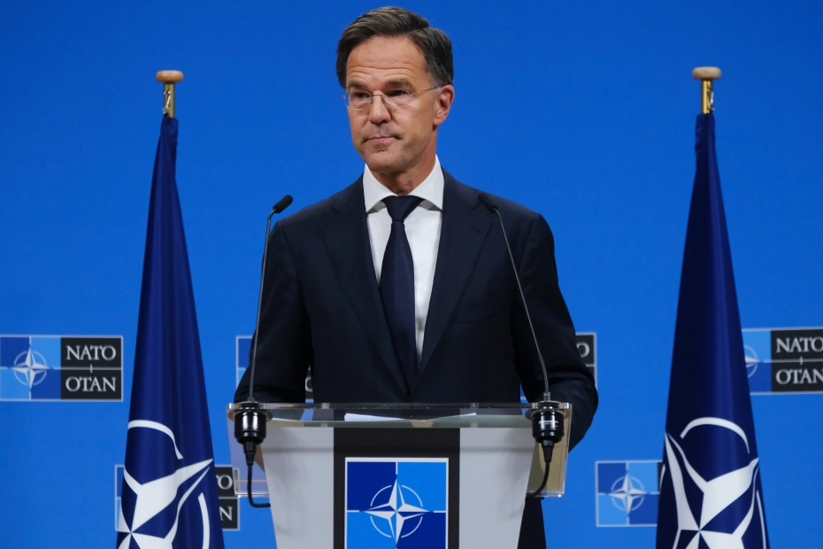 Mark Rutte, sekretarz generalny NATO ostrzega przed widmem wojny.