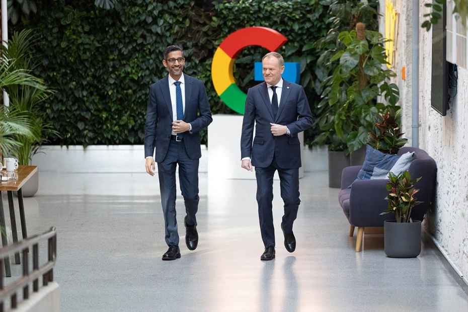 Sundar Pichai, Donald Tusk