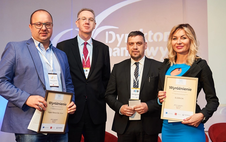 Digital Finance Award w Poznaniu dla Elsen i Open Nexus