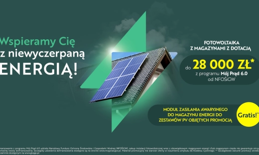 PGE oferuje fotowoltaikę z magazynem energii i modułem zasilania awaryjnego gratis