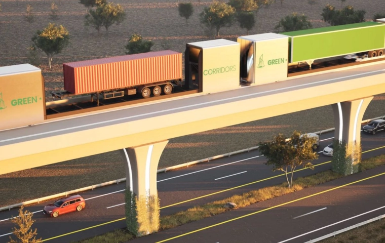 Koniec zatorów na granicach? Ten startup buduje 265-km autostradę dla towarów... w powietrzu