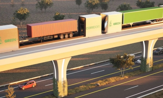 Koniec zatorów na granicach? Ten startup buduje 265-km autostradę dla towarów... w powietrzu