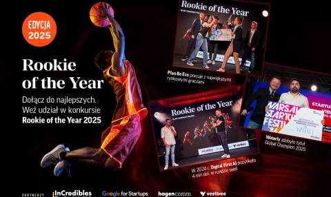 Rusza kolejna edycja Rookie of the Year! Zgłoś swój startup i dołącz do najlepszych