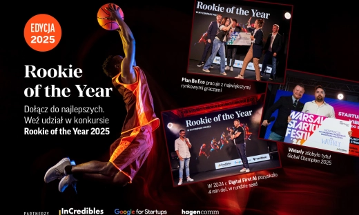 Rusza kolejna edycja Rookie of the Year! Zgłoś swój startup i dołącz do najlepszych
