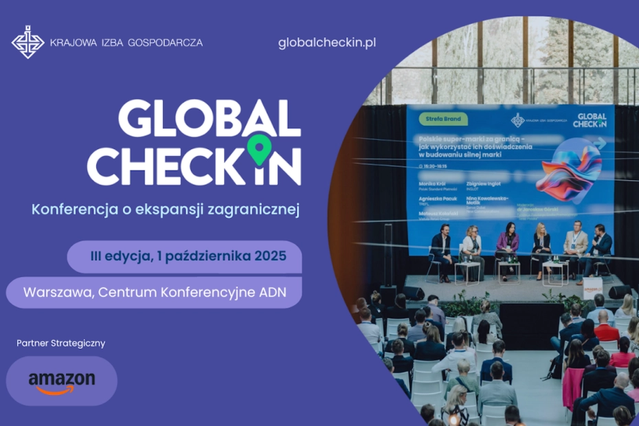 Global Check-in 2025. Trzecia edycja konferencji o ekspansji zagranicznej już 1 października w Warszawie