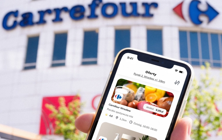 Carrefour Polska stawia na Foodsi. Paczki uratujesz w całej Polsce
