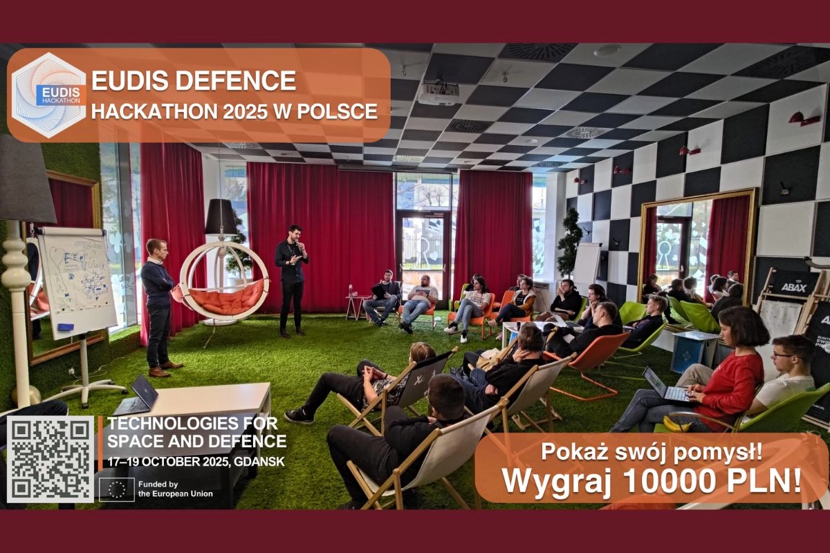 Zaprojektuj technologie obronne przyszłości. Wystartuj w EUDIS Hackathon Gdańsk 2025!