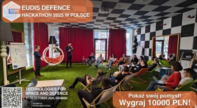 Zaprojektuj technologie obronne przyszłości. Wystartuj w EUDIS Hackathon Gdańsk 2025!