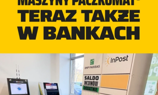 Inpost rozbudowuje sieć. Paczkomaty w placówkach Banku BNP Paribas