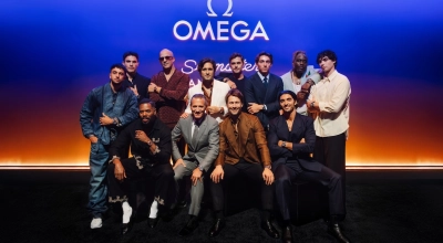 OMEGA świętuje premierę nowej Planet Ocean w Miami z Glenem Powellem