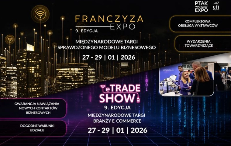 eTrade Show i Franczyza Expo 2026 – styczniowe centrum biznesu w Ptak Warsaw Expo
