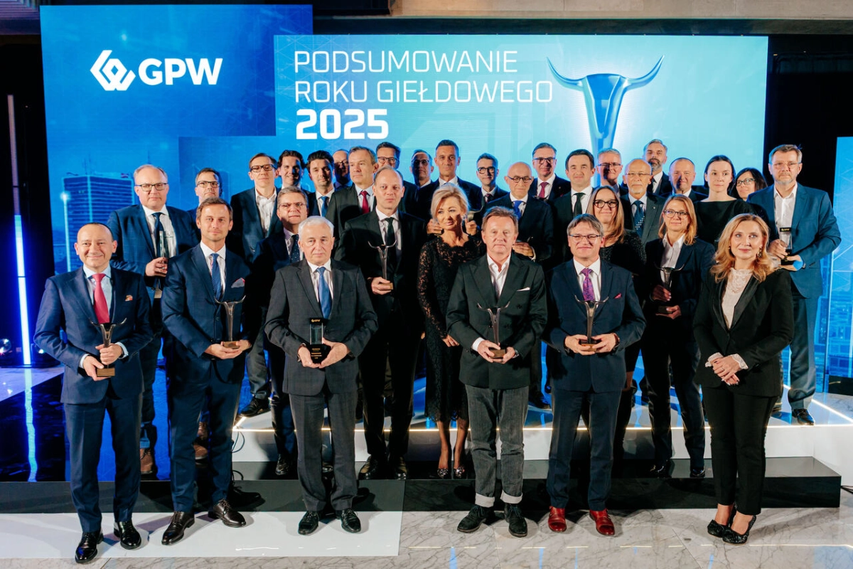 Gala Podsumowania Roku 2025: 29 liderów nagrodzonych za sukcesy na warszawskiej giełdzie