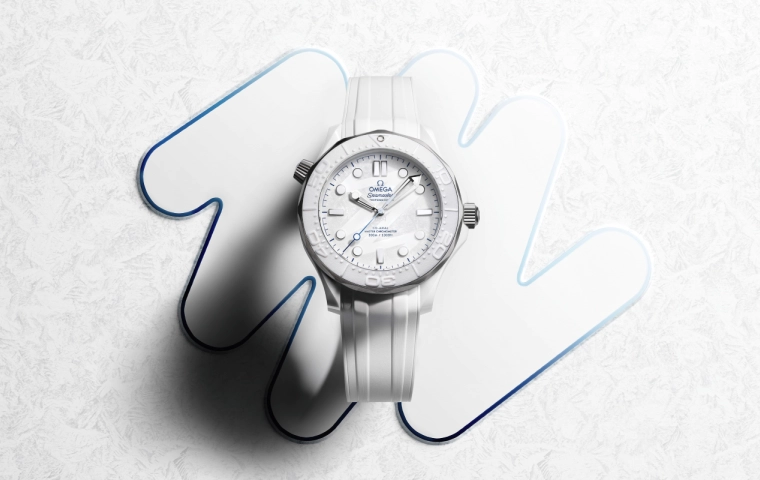 Olimpijski zegarek biały jak śnieg. OMEGA prezentuje nowy Seamaster Diver 300 Milano Cortina 2026