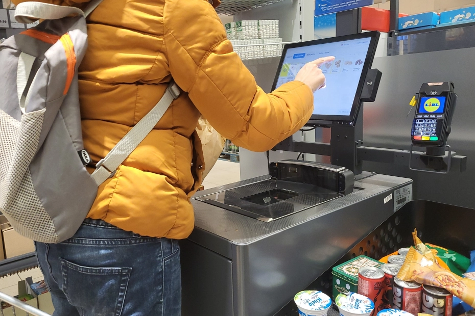 Lidl, kasa samoobsługowa