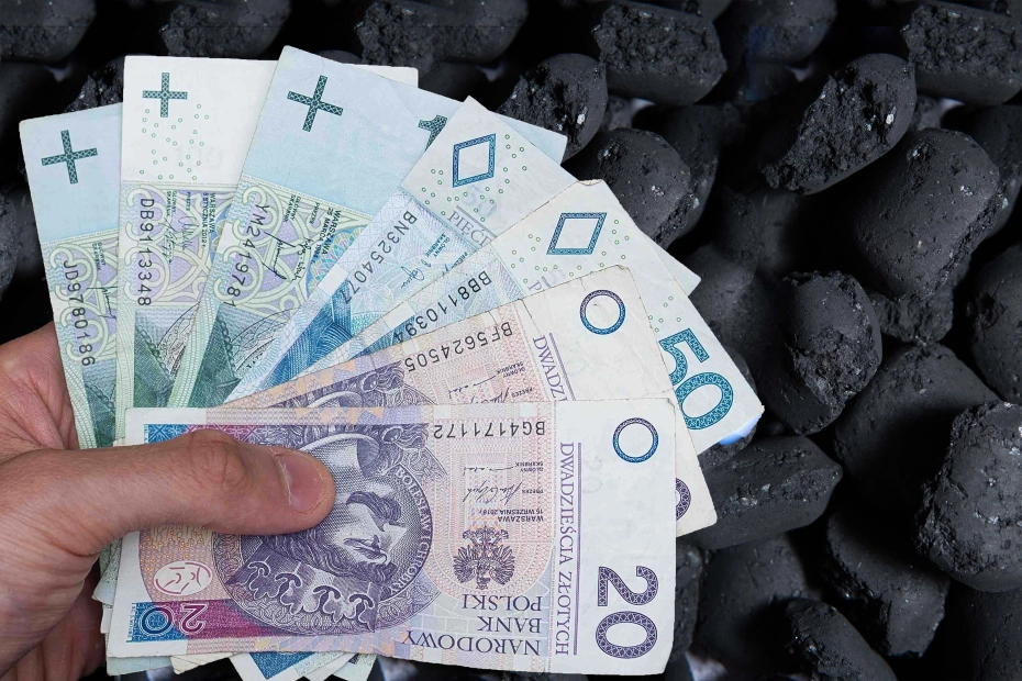 pieniądze węgiel
