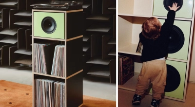 Regał, który gra. Polska firma Tylko prezentuje system audio wbudowany w meble