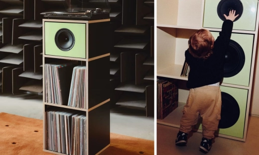 Regał, który gra. Polska firma Tylko prezentuje system audio wbudowany w meble