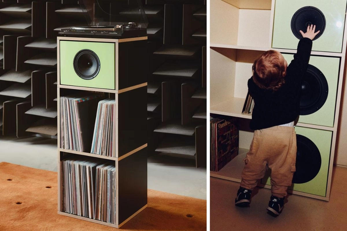 Regał, który gra. Polska firma Tylko prezentuje system audio wbudowany w meble