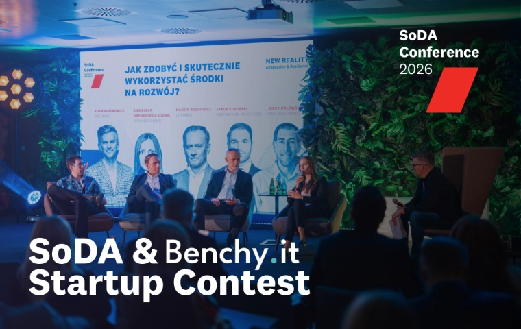 Startupy na scenie SoDA Conference. Rusza SoDA & Benchy.it Startup Contest 2026