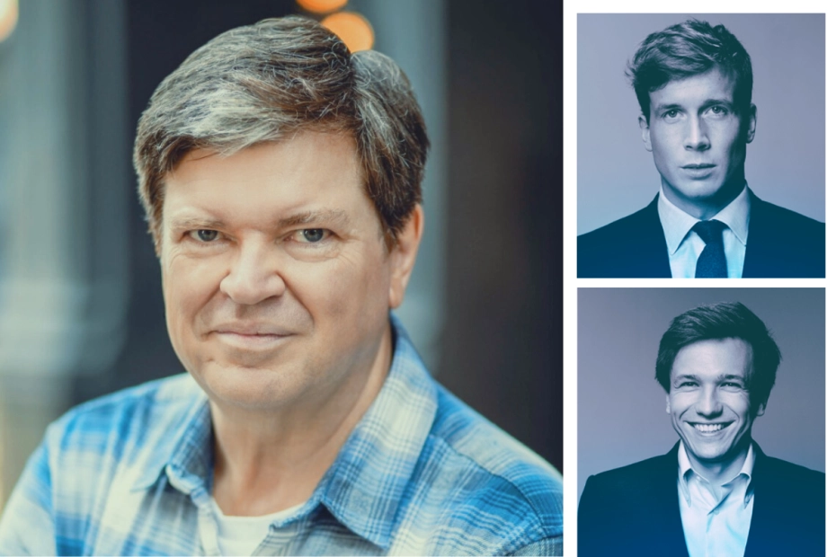 Yann LeCun, twórca AMI oraz Stanisław Kastory i  Mikołaj Firlej – cofounderzy funduszu Expeditions.