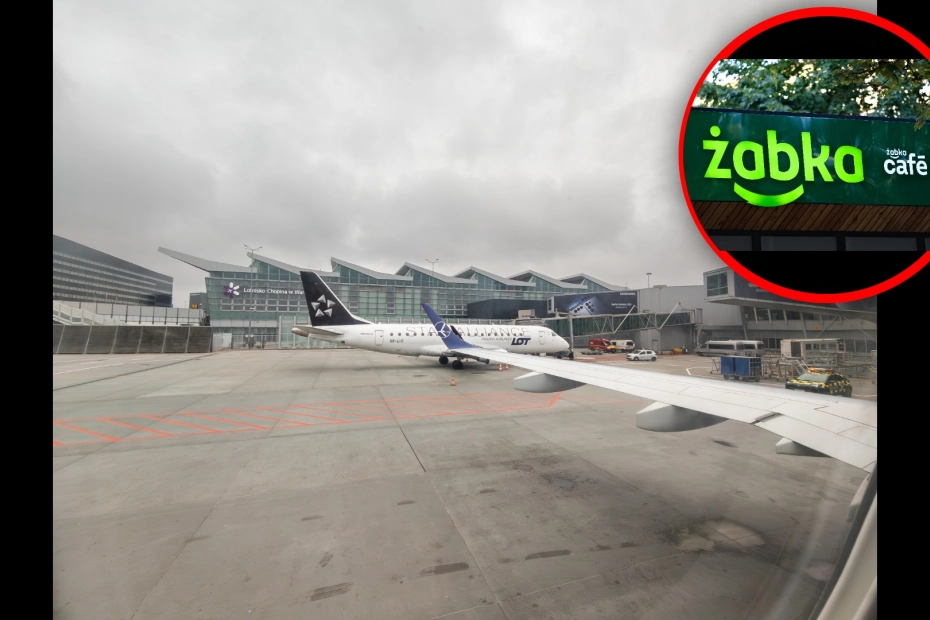 żabka lotnisko