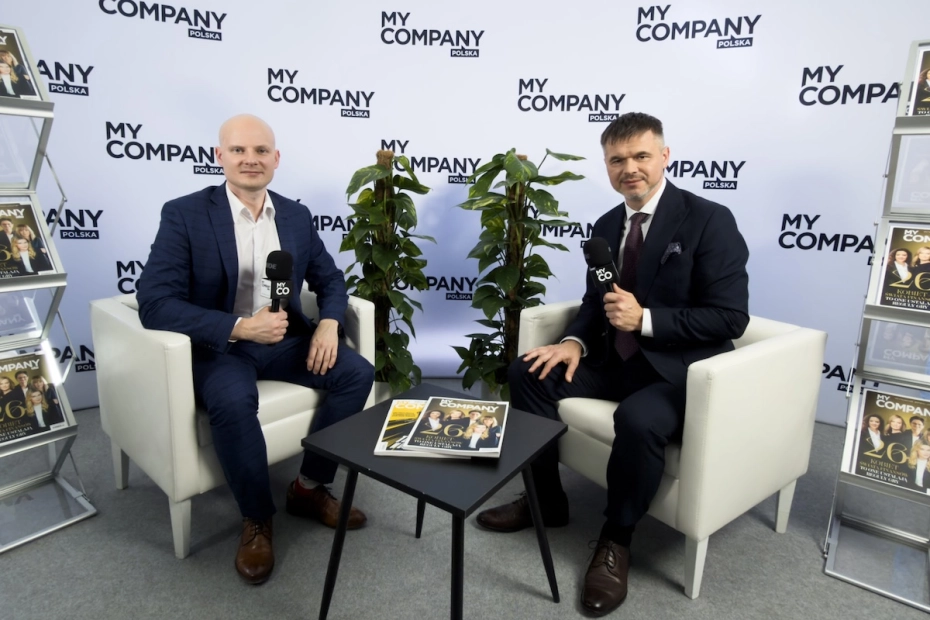 wywiad w studiu My Company Polska